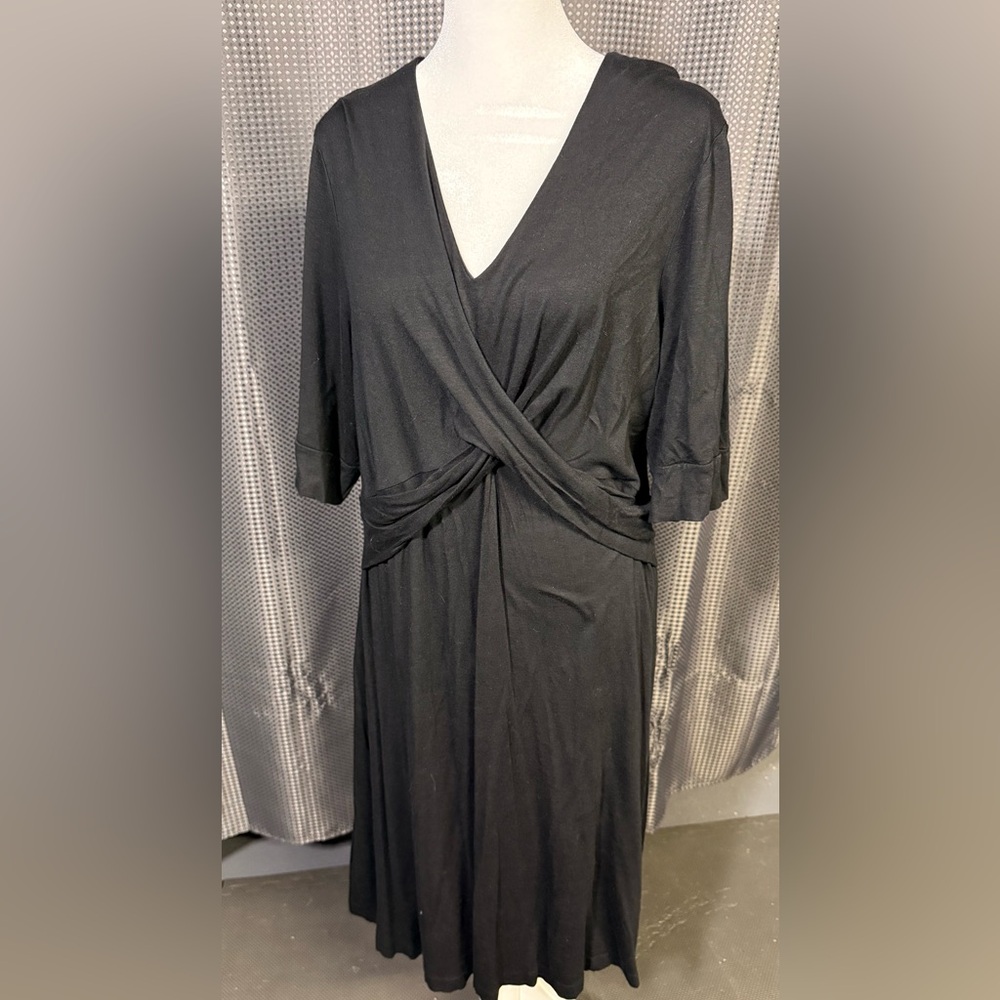 Banana Republic Black Midi Dress